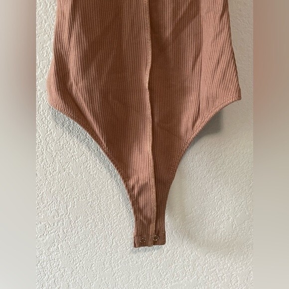Naked Wardrobe NWOT Size Small Ribbed Racer Back Bodysuit - Picture 12 of 13